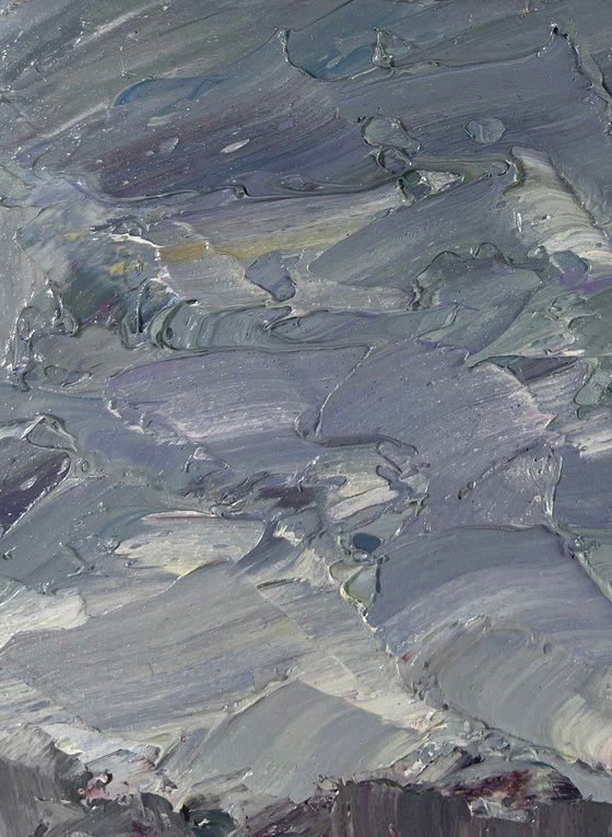 River Against the Backdrop of Snowy Trees