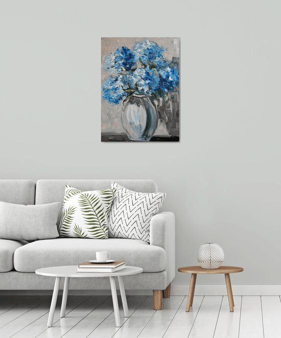 Blue Hydrangeas