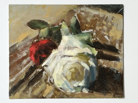 Roses on a Table