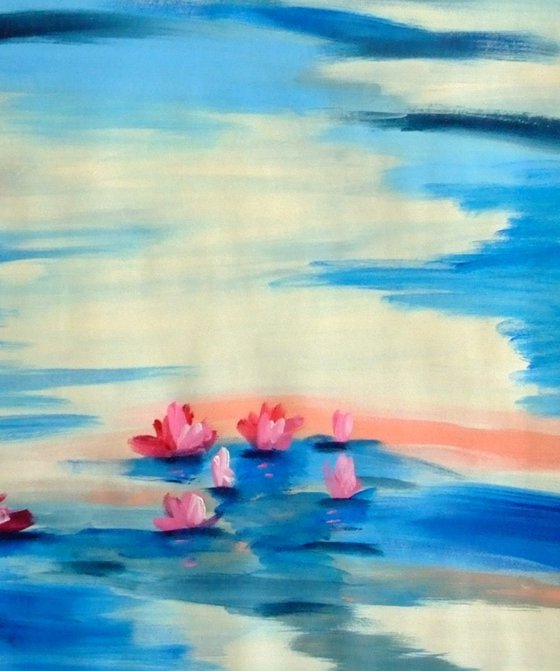 Peaceful Pond Lilies