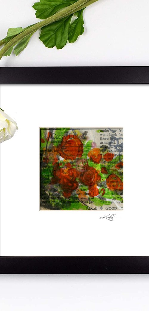 Encaustic Floral 5 by Kathy Morton Stanion