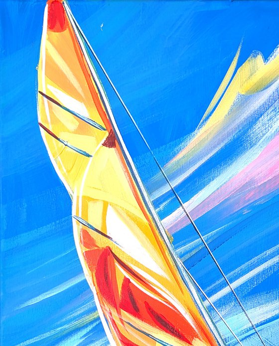 Sailing across an ocean