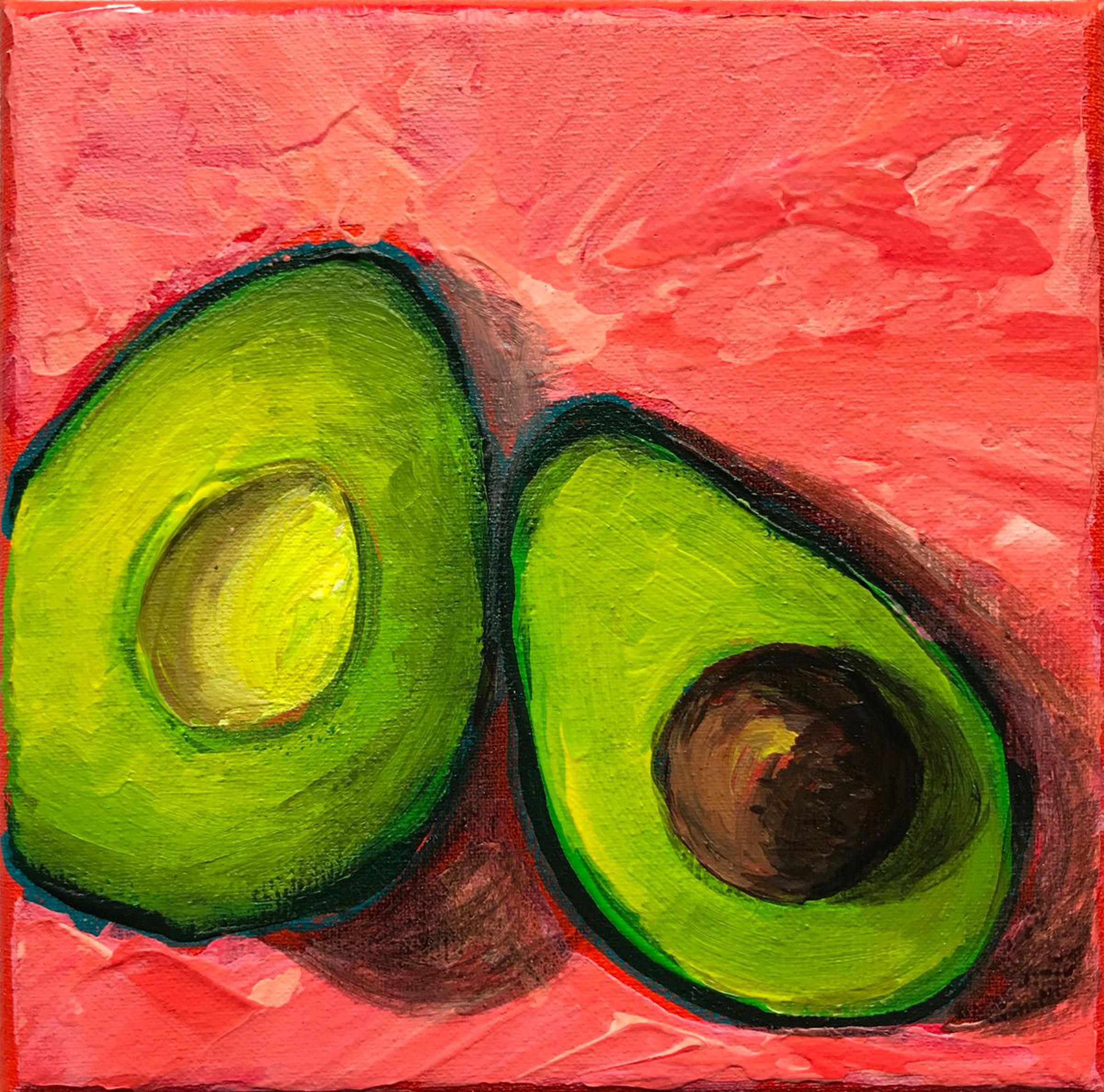 Avocados Acrylic Painting By Filothei Croonen Artfinder