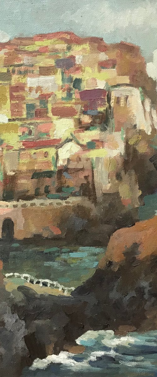 Manarola Italy by Jixiang Dong