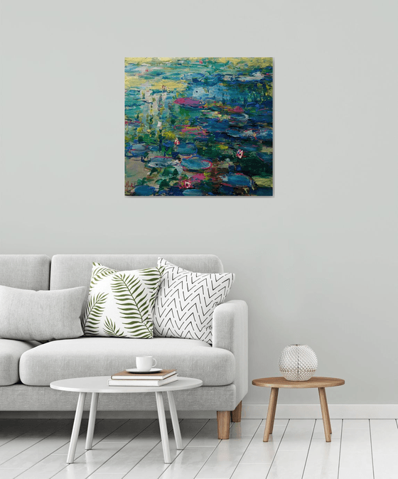Water lilies Abstract