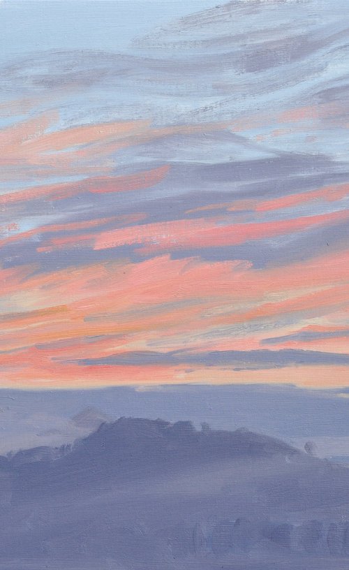 Sunrise over the mountains II by ANNE BAUDEQUIN