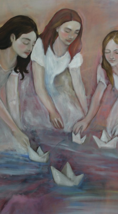 Where paper boats go by Yana Raynus