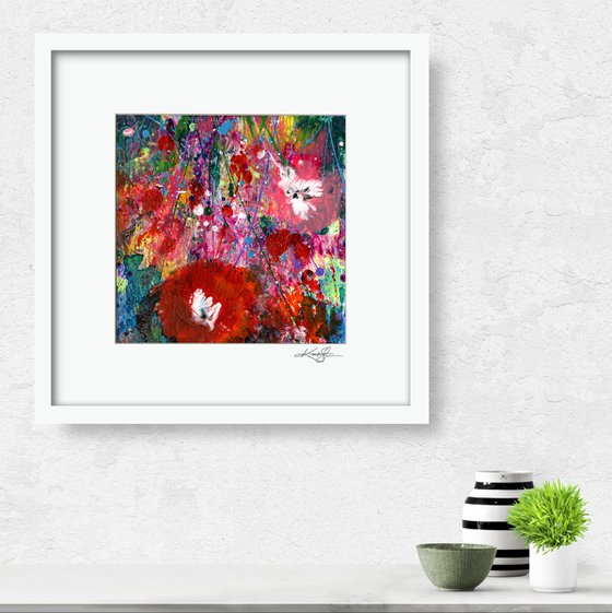 Floral Delight 48 - Floral Abstract Painting by Kathy Morton Stanion