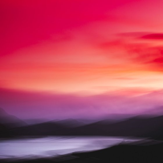 Summer Skies, Isle of Skye - Extra large abstract canvas