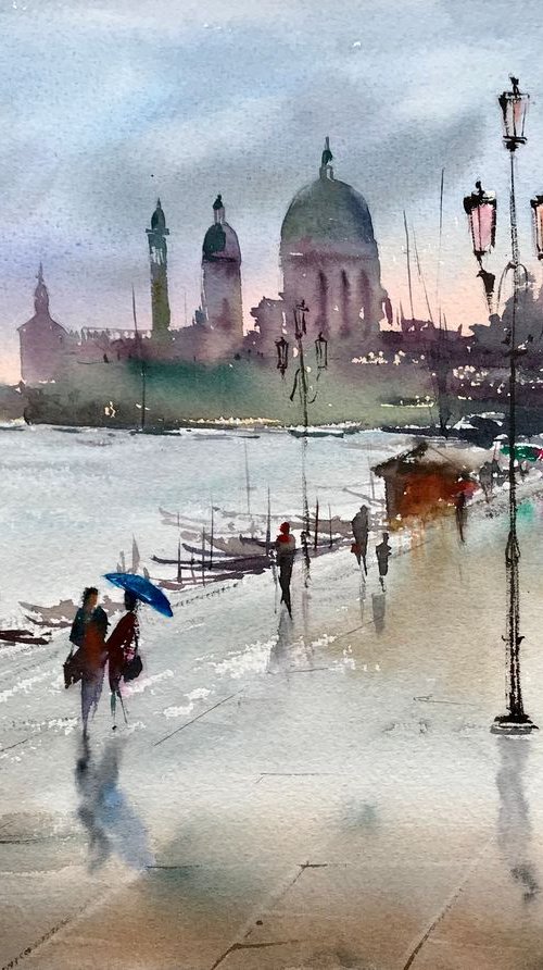 Venice seafront by Eugenia Gorbacheva