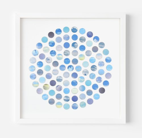 Sky dots collage by Amelia Coward