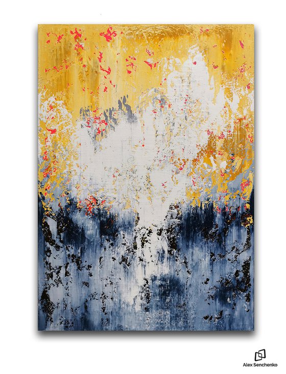 150x100cm. / abstract painting / Abstract 1210