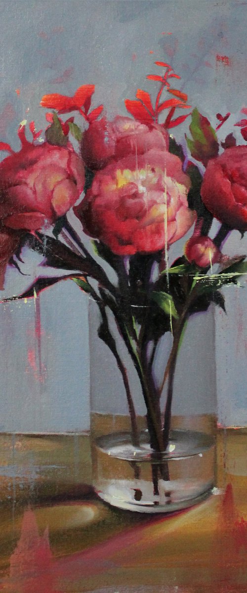 Peonies by Khrystyna Bodnaruk