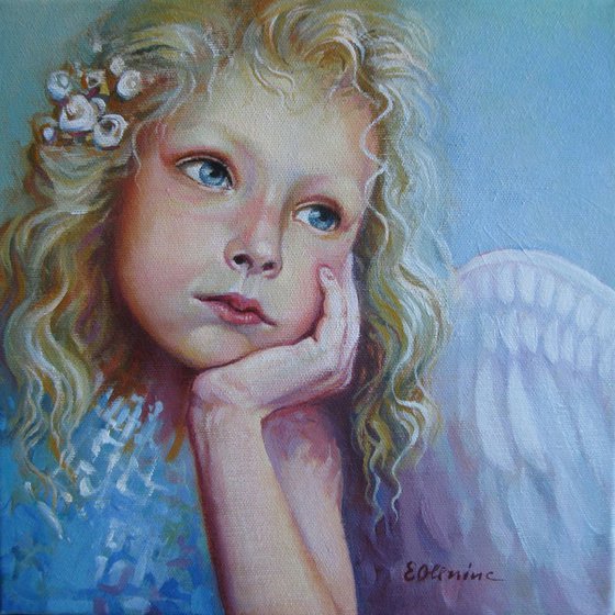 Pensive angel