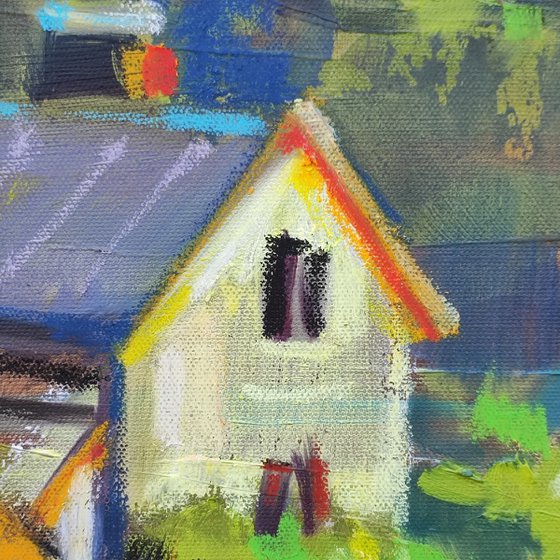 The road to a cozy home
