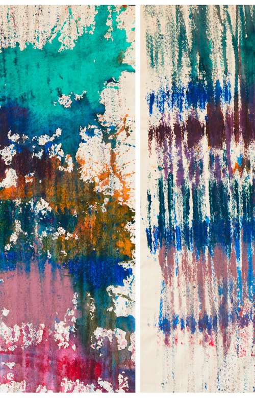 Imprints / Turquoise Blue by Simon Findlay
