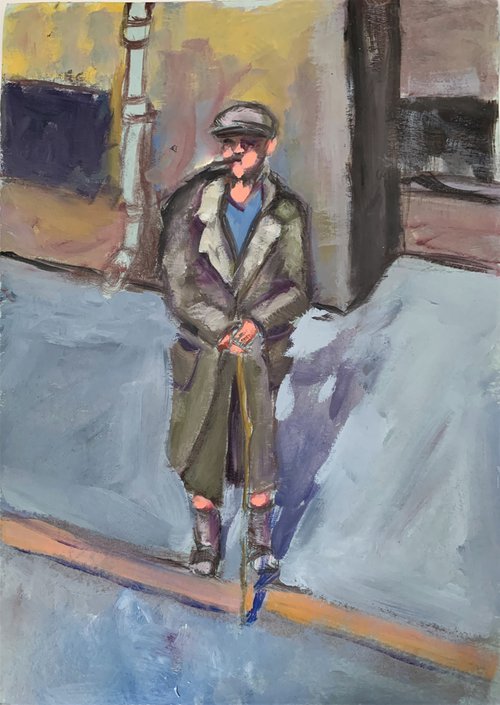Man on the street. by Vita Schagen