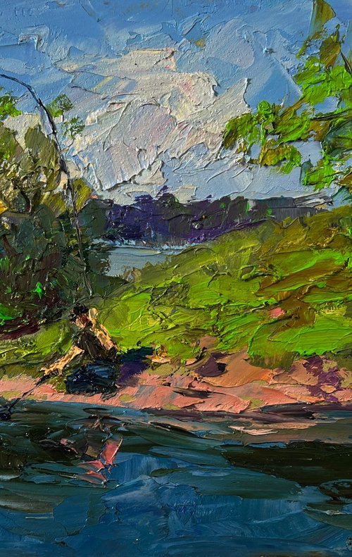 Morning Fishing by Boris Serdyuk