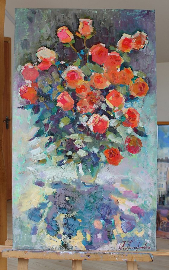 Coral roses