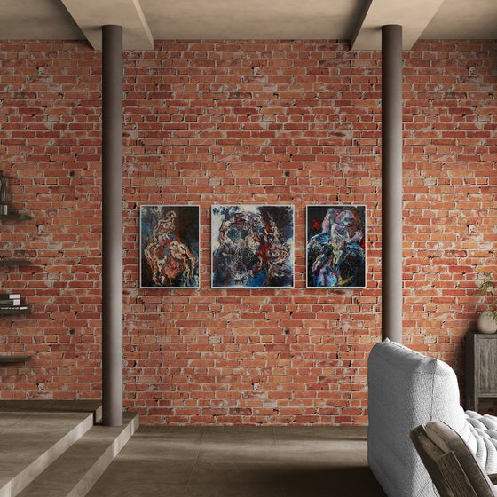 The Dark Feelings Triptych