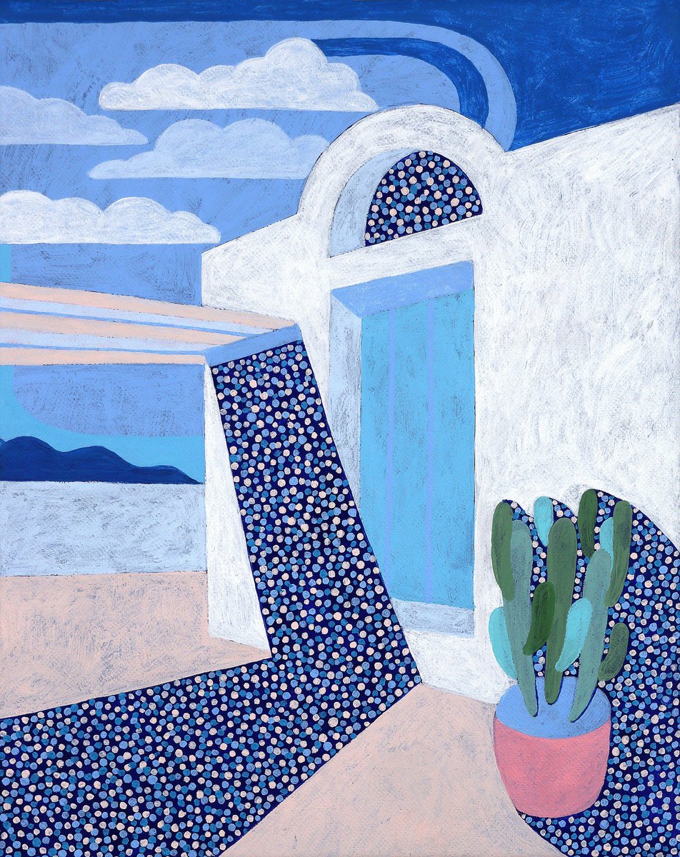 Shadows of Santorini by Aynika Karo