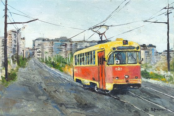 Cityscape with Tram