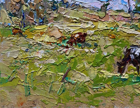 On a hot day in the field