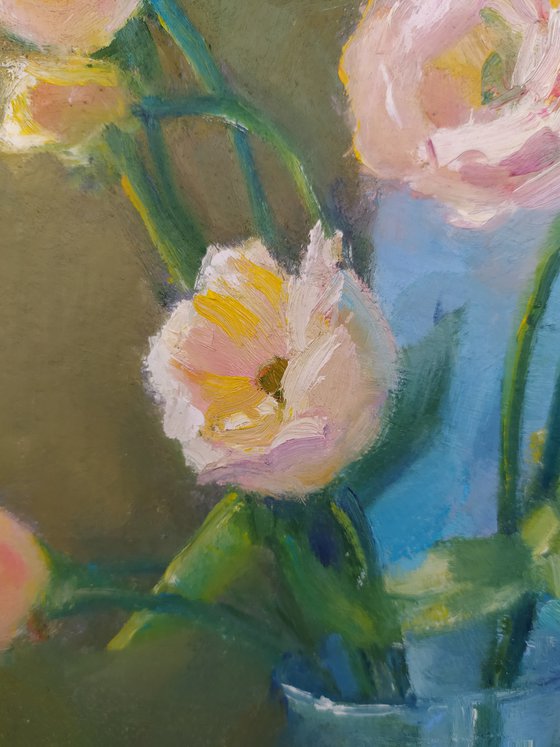 Roses in a vase