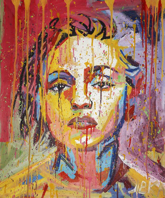 Madonna Acrylic on canvas 80x100