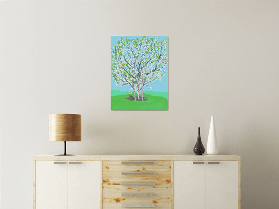 "Cherry tree in spring"