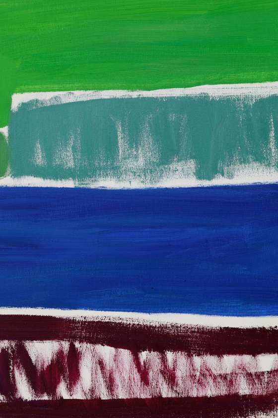 Squares / Green Purple