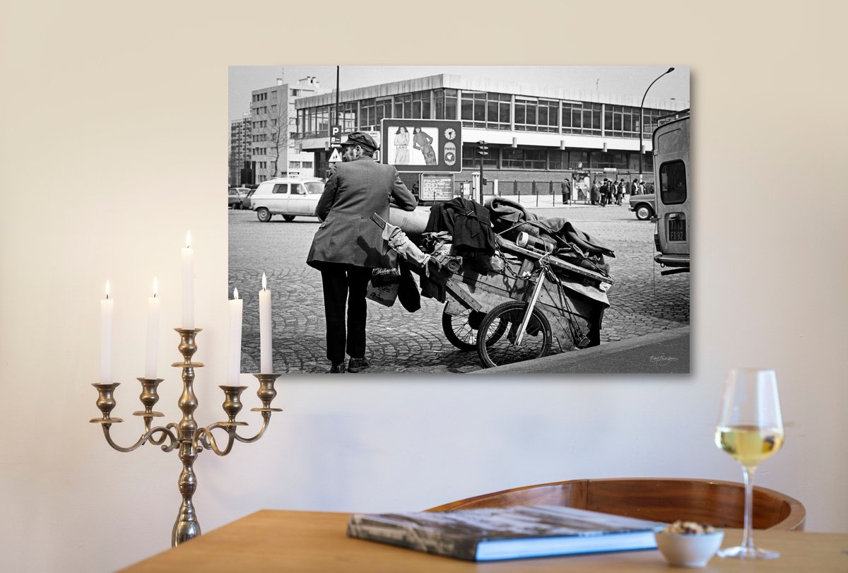 Photorealistic Photograph , Rag - And - Bone Man - Paris 1976 By Robbert Frank Hagens, 41 X 28, Artwork For Sale On Artfinder