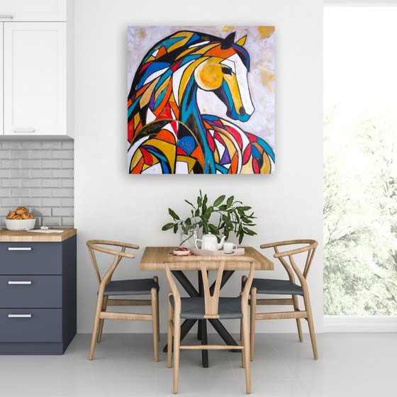 Mosaic Mustang