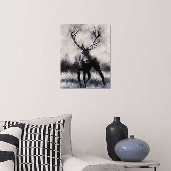 Majestic Stag, original painting