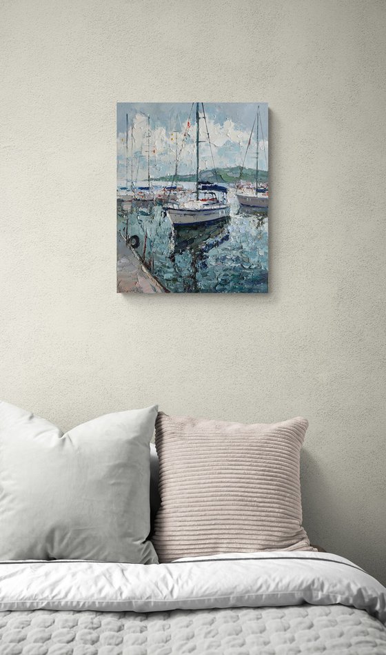 Yachts in the Harbor