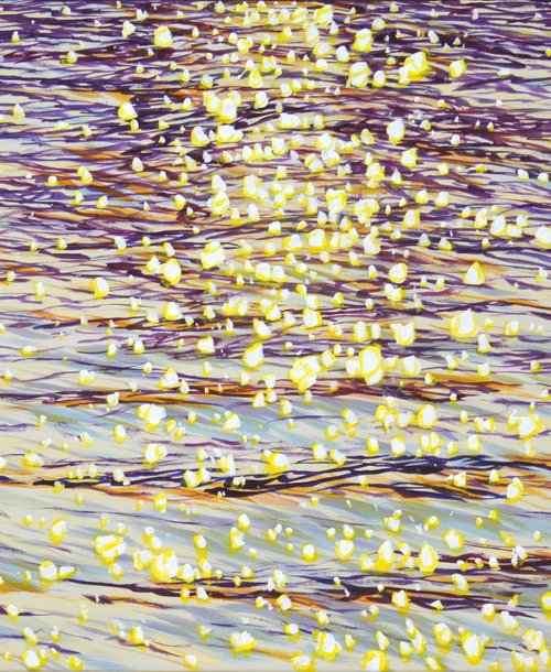 Golden sparks of the ocean. by Iryna Kastsova