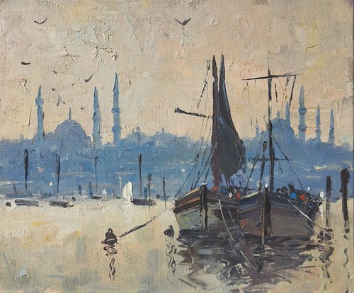Istanbul Harbour, Turkey by Roberto Ponte