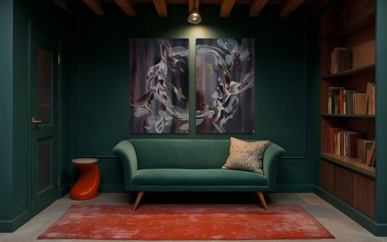 Untethered Symphony Diptych