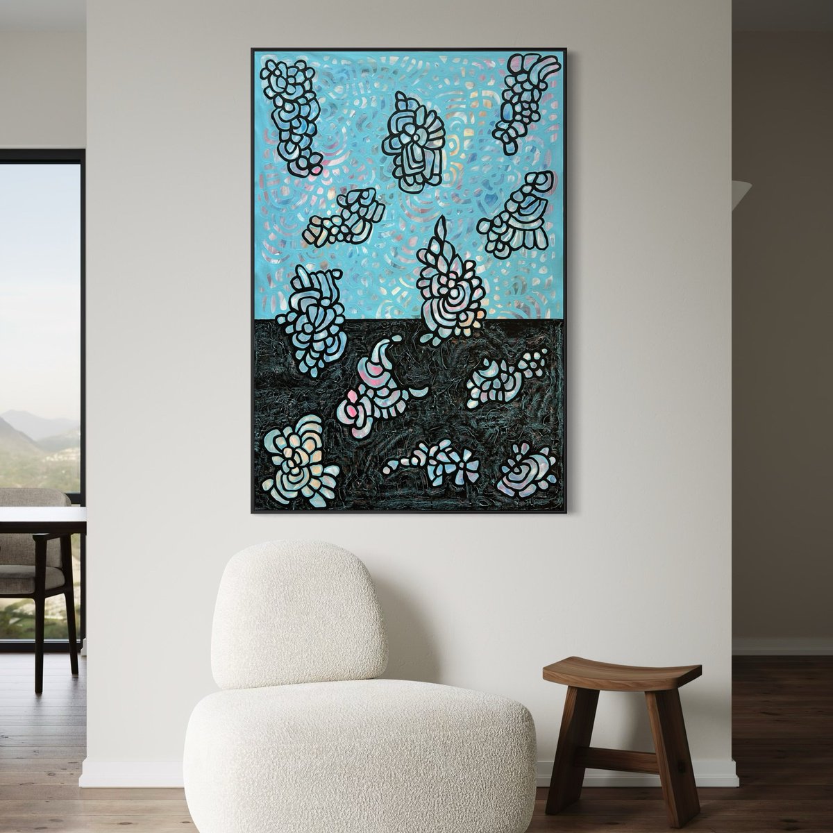 Between Light And Balance By Samantha Malone, 37 X 55, Artwork For Sale On Artfinder