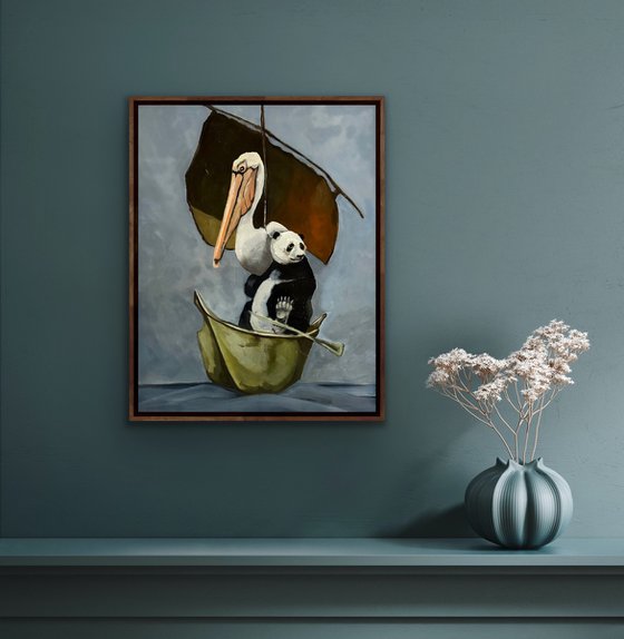 Pelican and Panda Went To Sea
