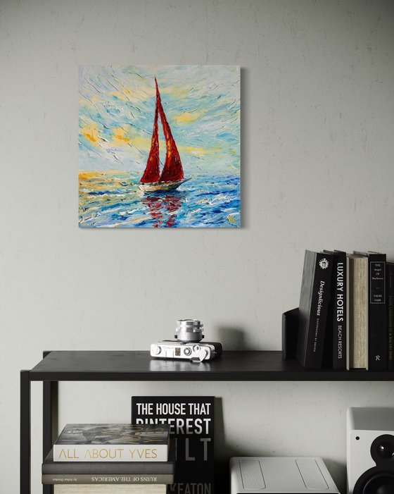 Scarlet Sails of Dawn