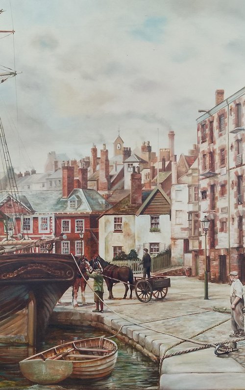 THE QUAY, EXETER by Peter Goodhall