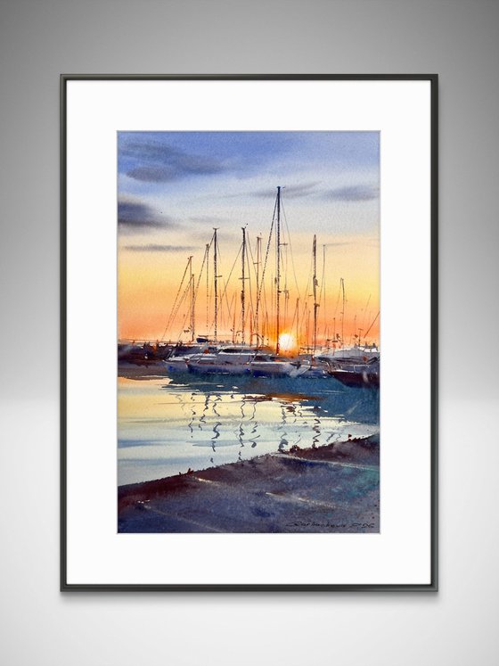 Silent Sunset Marina