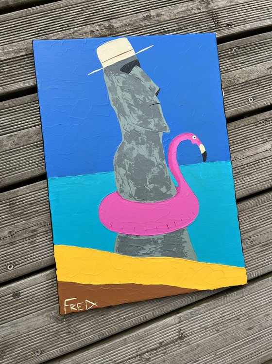 Flamingo Moai