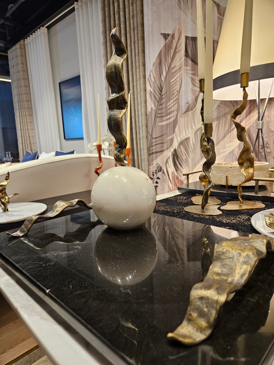 Abstract Bronze Sculpture By Seda Eyuboglu, 5 X 16", Dance Of Waves - Earth