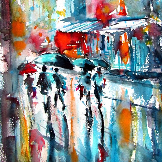 Rainy day in the city III