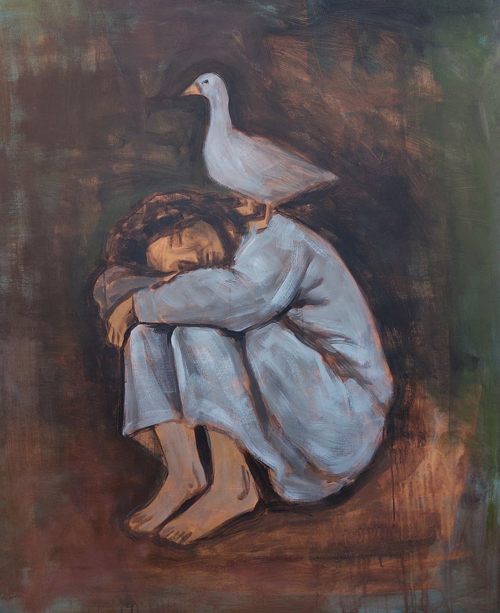  The Vigilant Guardian By Svitlana Brazhnikova, 38 X 47, Artwork For Sale On Artfinder