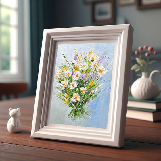 Bouquet of flowers painting