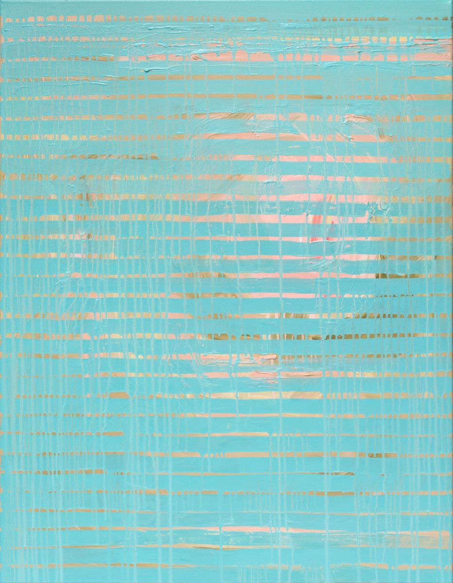 Geometric Abstract Oil Painting By Nataliia Sydorova, 28 X 35", Vest, Original Artwork