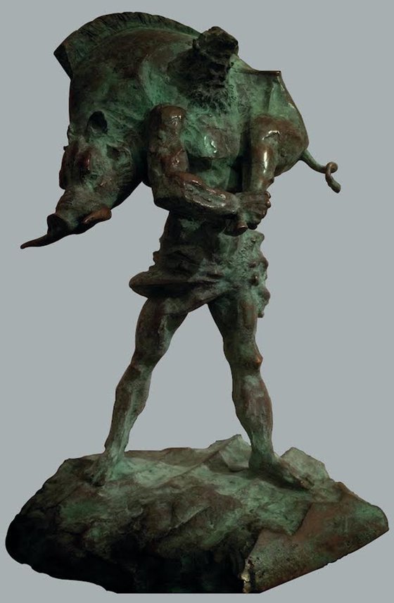 Hercules  (45x25x25cm, bronze)